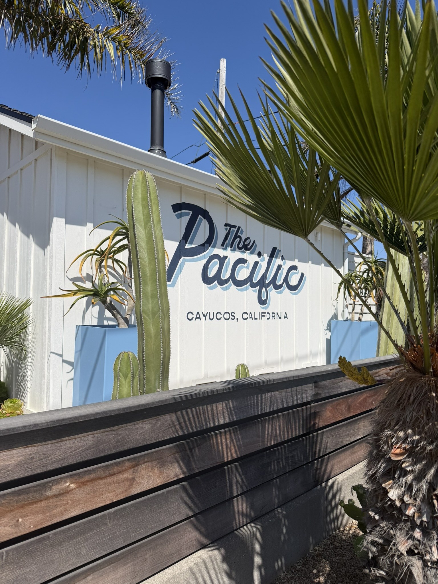 The Pacific Motel sign, Cayucos